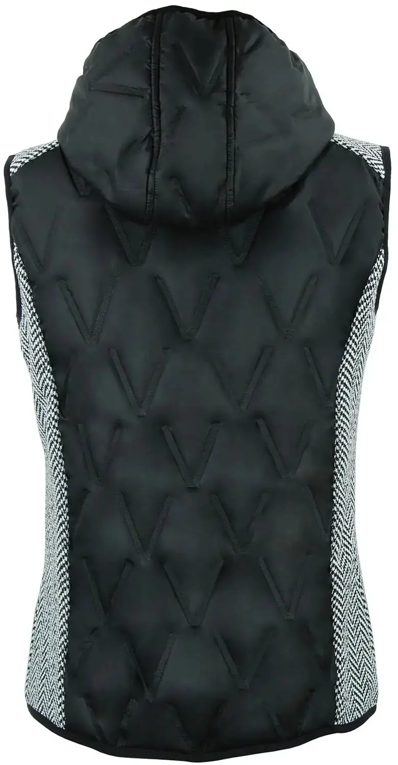 Peak Mountain Mouwloos Damesjack met Capuchon - XL - Zwart - afbeelding 2 van 2