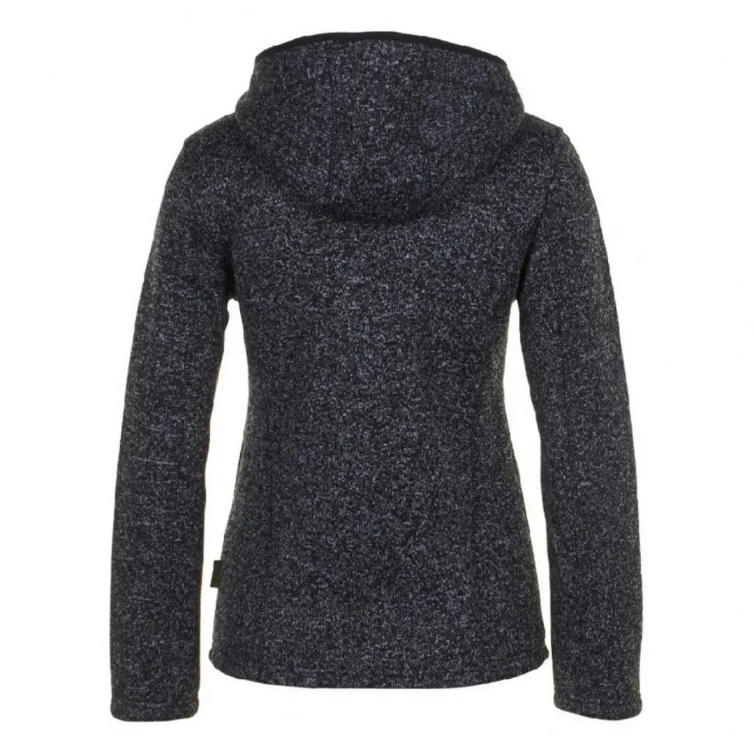 Peak Mountain Alaine Dames Fleecejack - Zwart - afbeelding 6 van 6