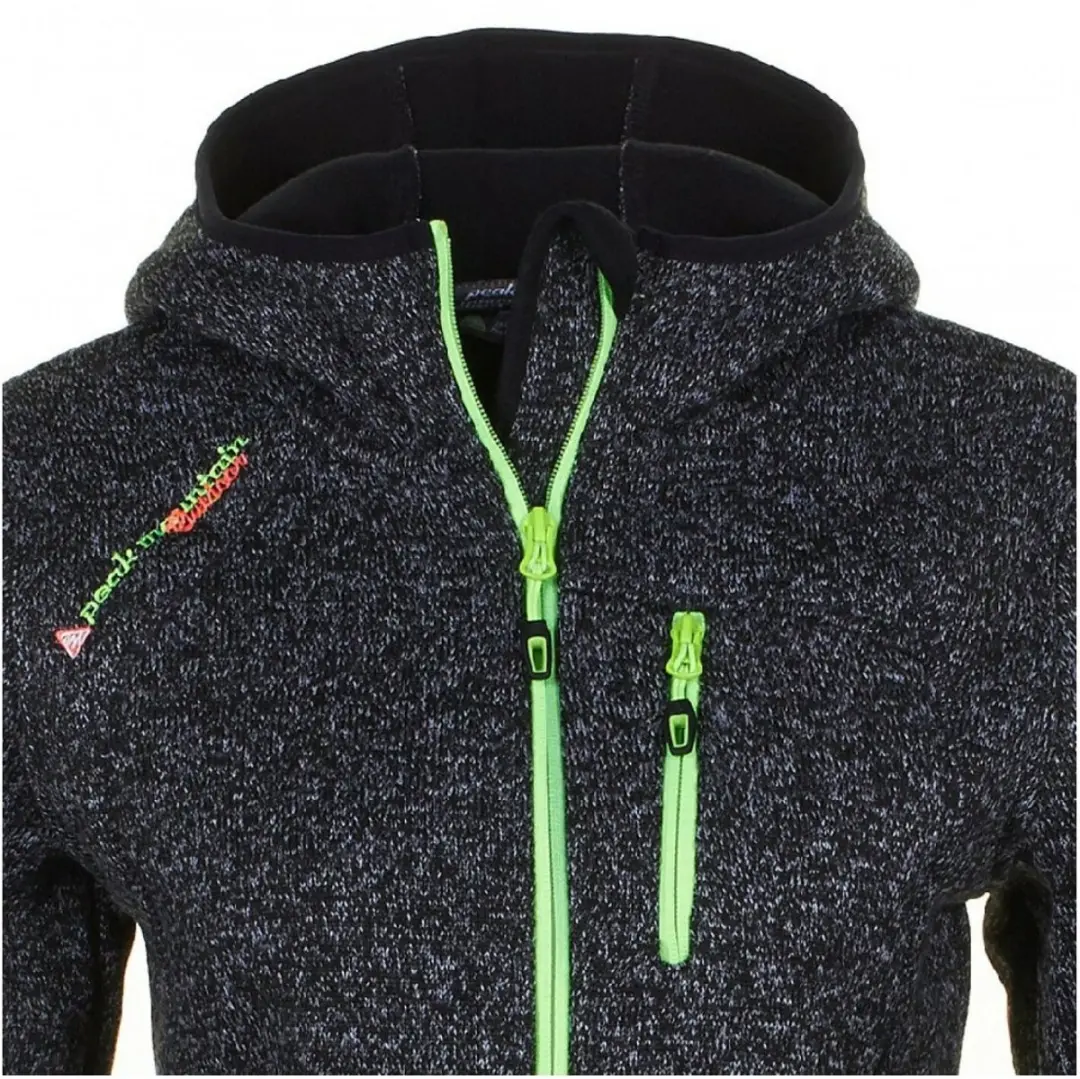 Peak Mountain Alaine Dames Fleecejack - Zwart - afbeelding 3 van 6