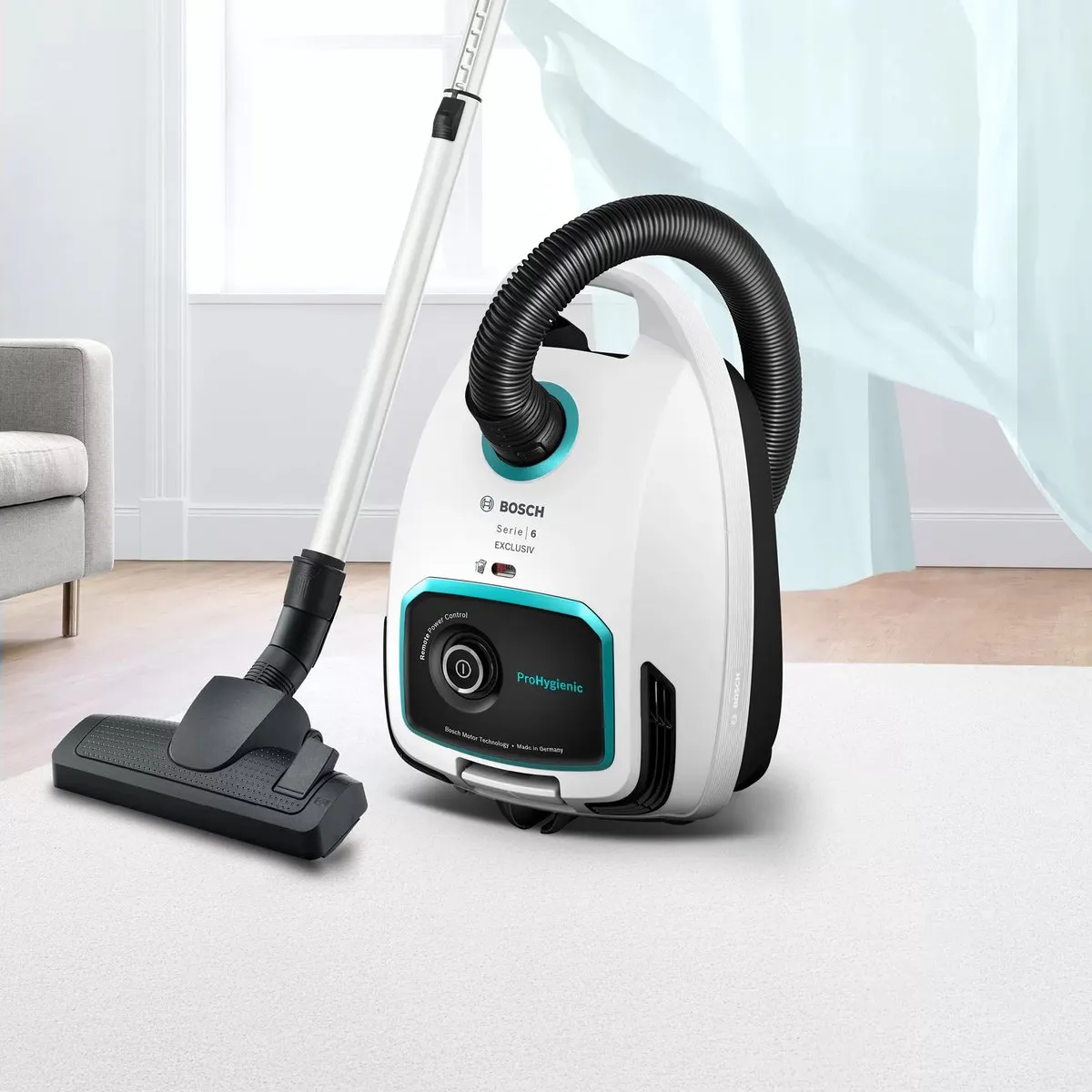 Bosch ProHygienic BGL6HYG2 Stofzuiger - Wit