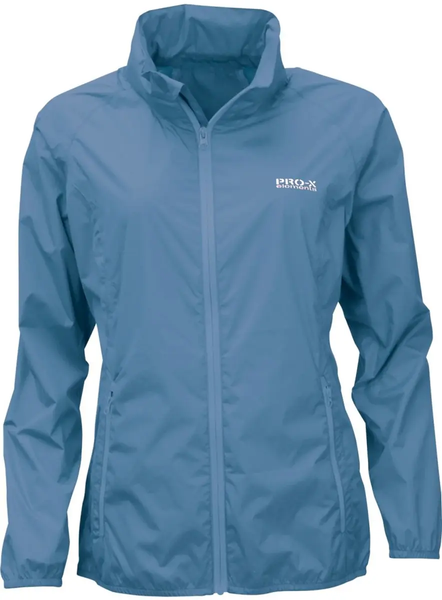 Coronet blue lichtgewicht dames regenjas Packable van Pro-X Elements S