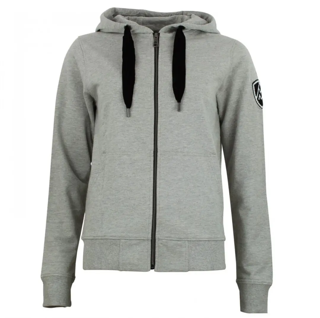 Peak Mountain Katoenen Dames Sweater met Rits - Grijs - afbeelding 6 van 6
