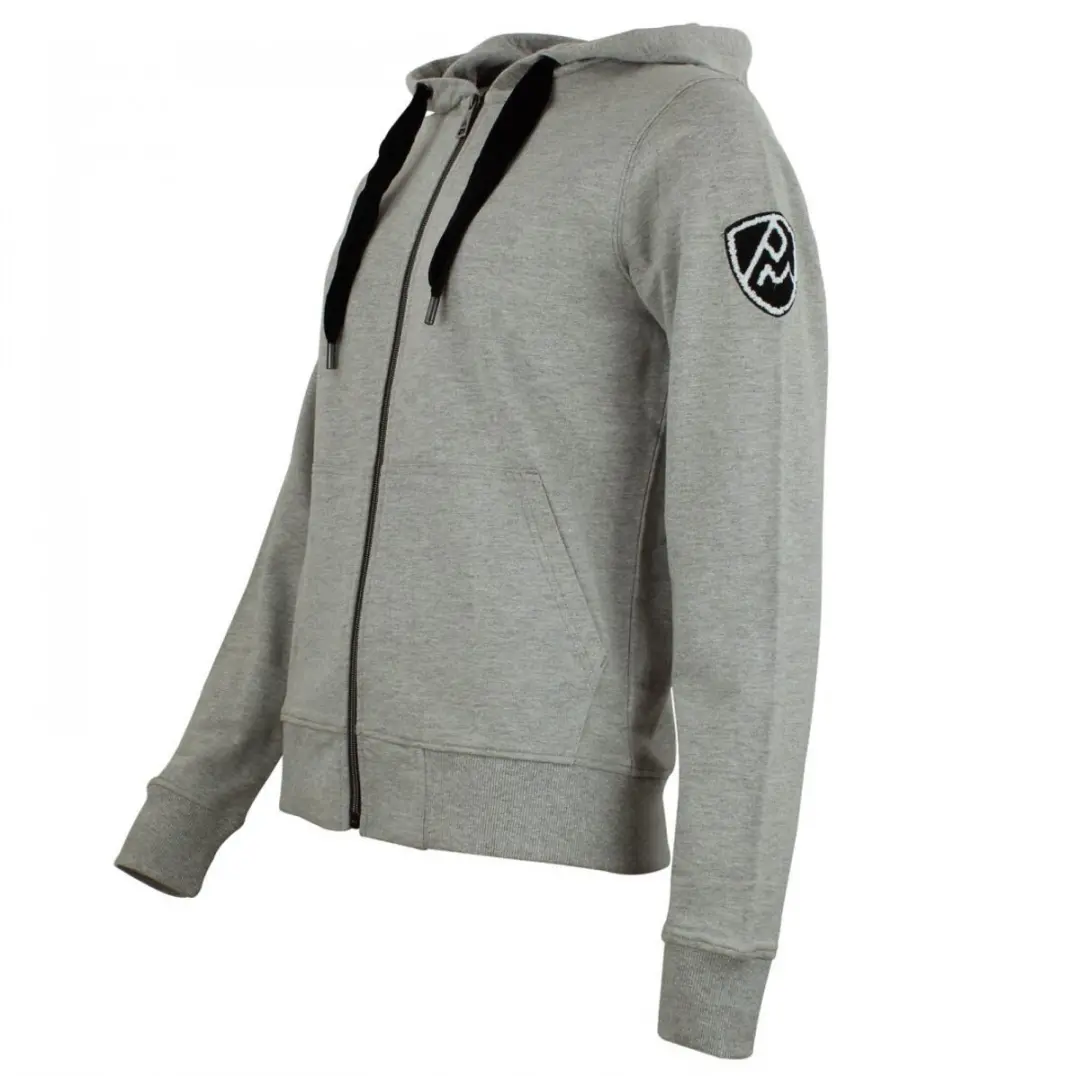 Peak Mountain Katoenen Dames Sweater met Rits - Grijs - afbeelding 4 van 6