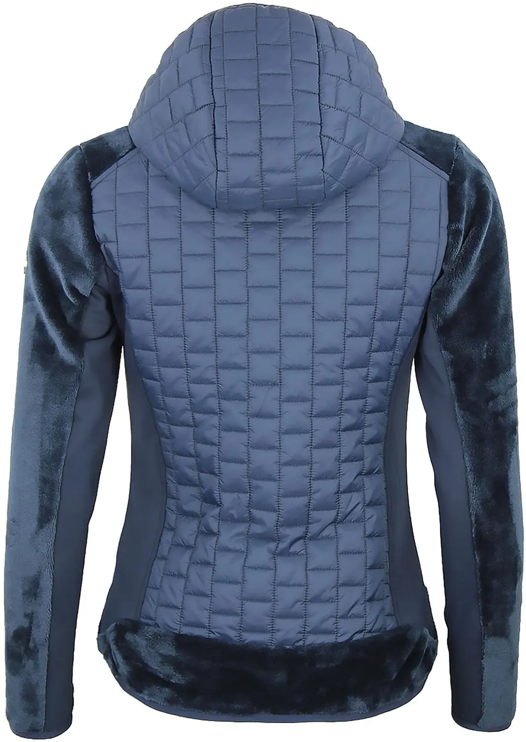 Peak Mountain Arlow Dames Fleecejack - Nachtblauw - XL - afbeelding 4 van 4