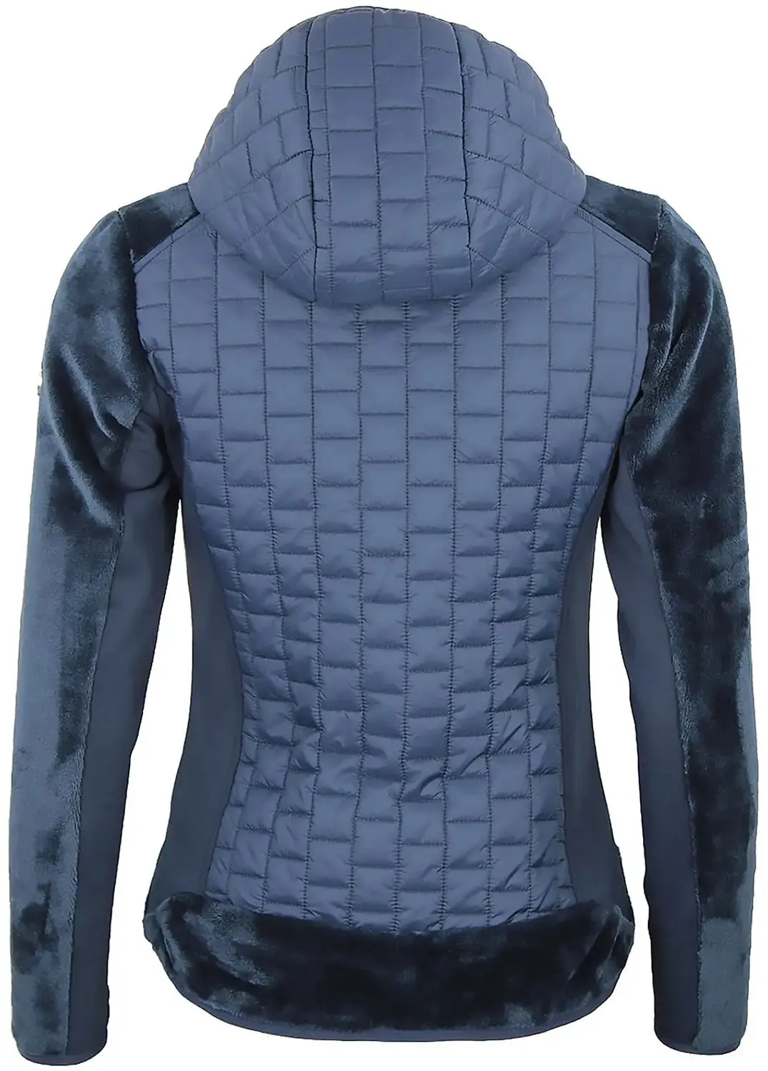 Peak Mountain Arlow Dames Fleecejack - Nachtblauw - XL - afbeelding 2 van 4