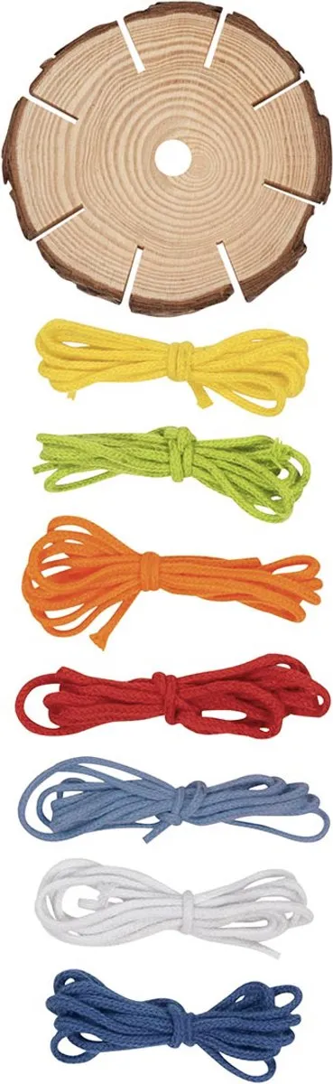 Goki Braiding Disc - Meerkleurig - 7 Stuks