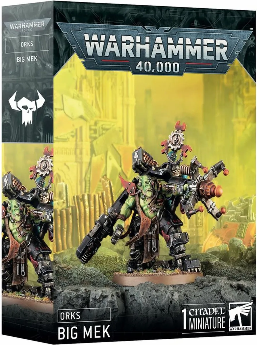 Games Workshop Warhammer 40K Orks Big Mek 50-68 - Meerkleurig