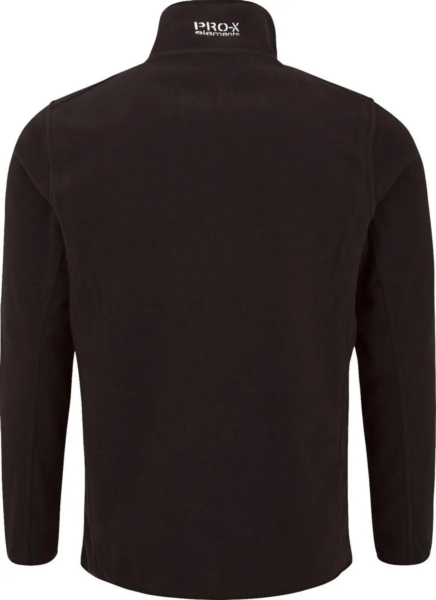Pro-X Elements Ohio Heren Fleece Outdoorvest - Zwart - afbeelding 2 van 2