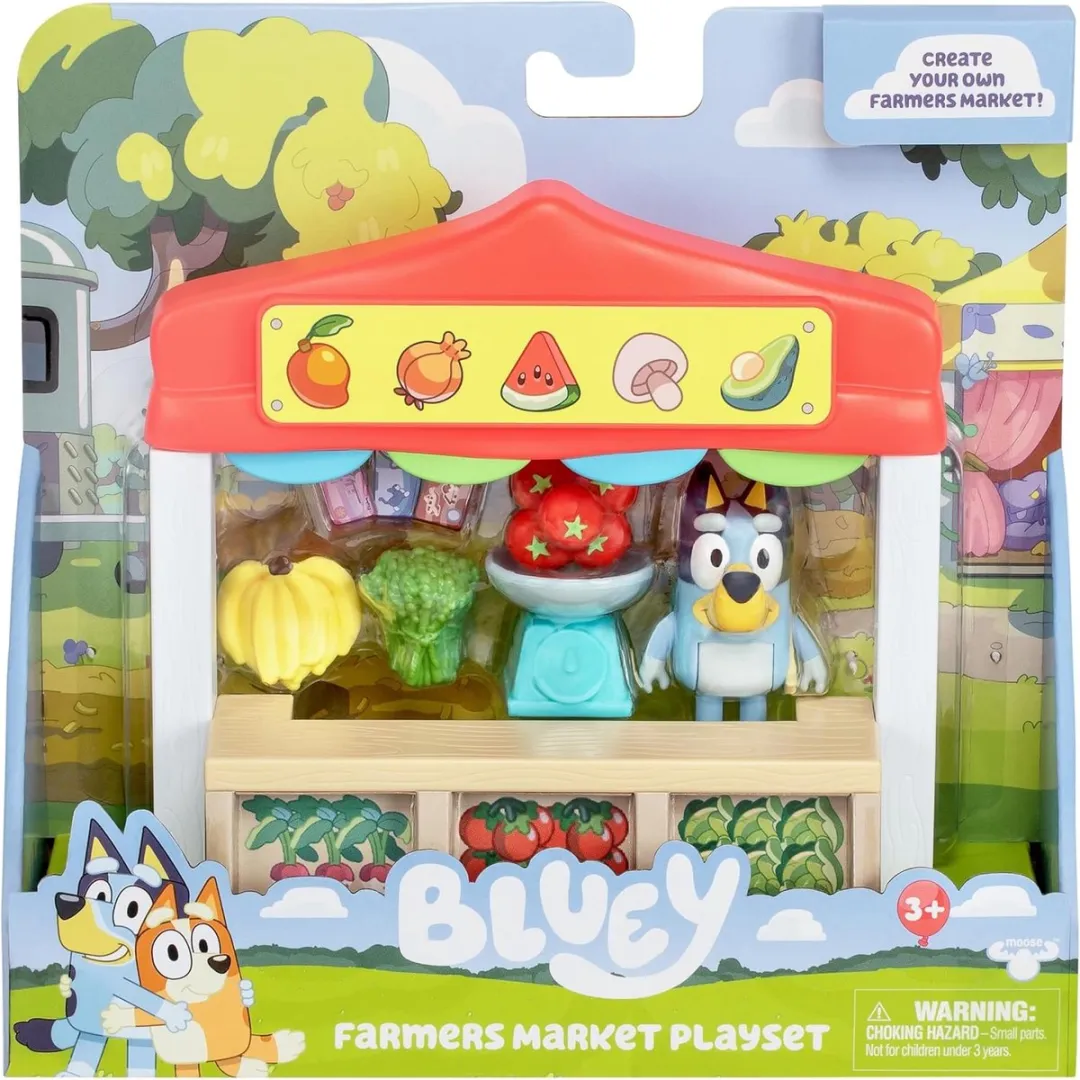 Moose Toys Bluey Marktkraam Speelset