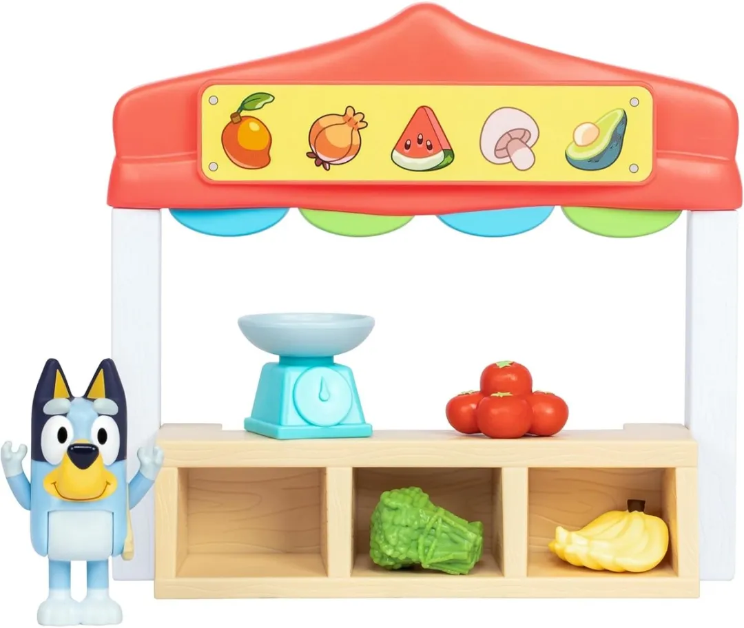 Moose Toys Bluey Marktkraam Speelset - Multicolor