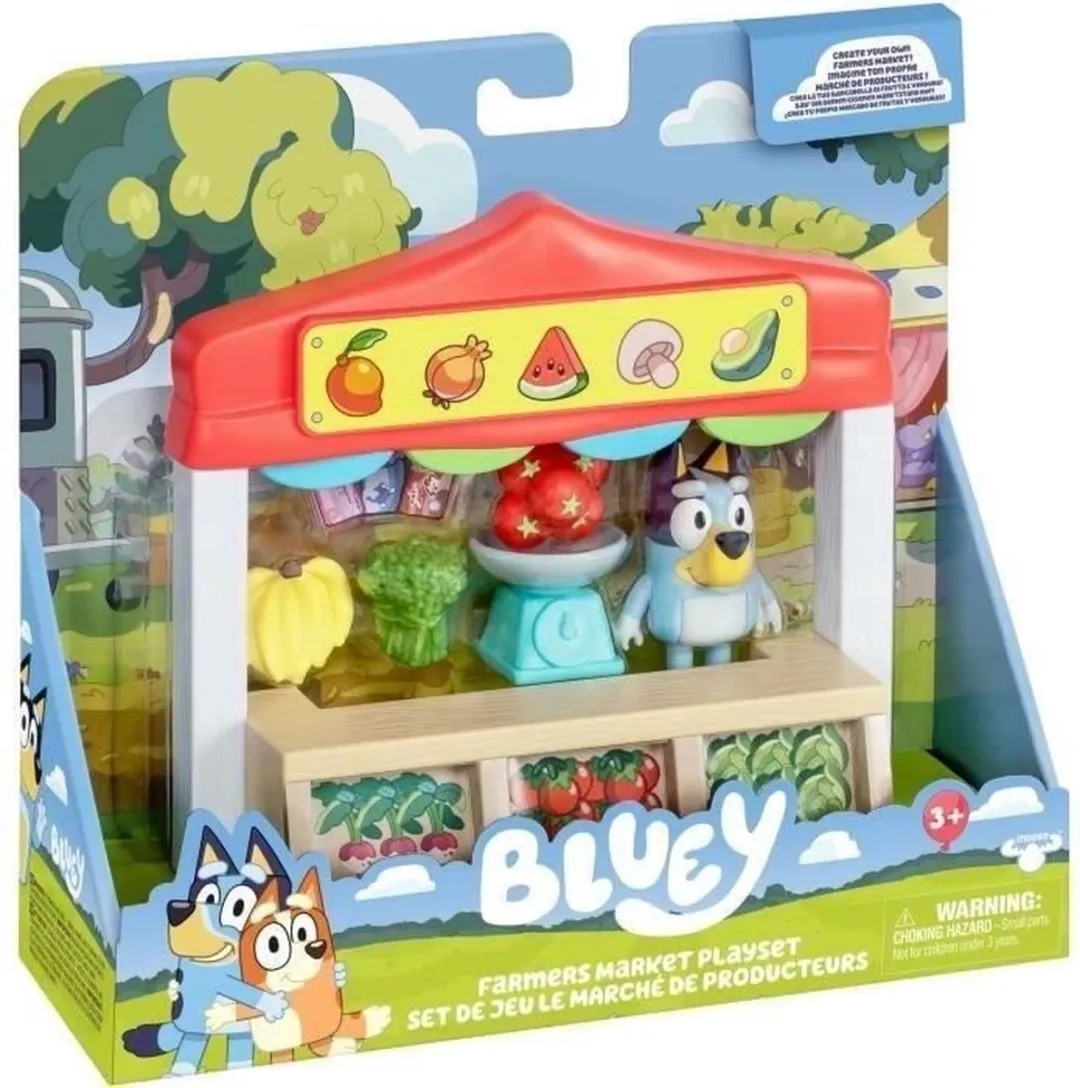 Moose Toys Bluey Marktkraam Speelset - Multicolor
