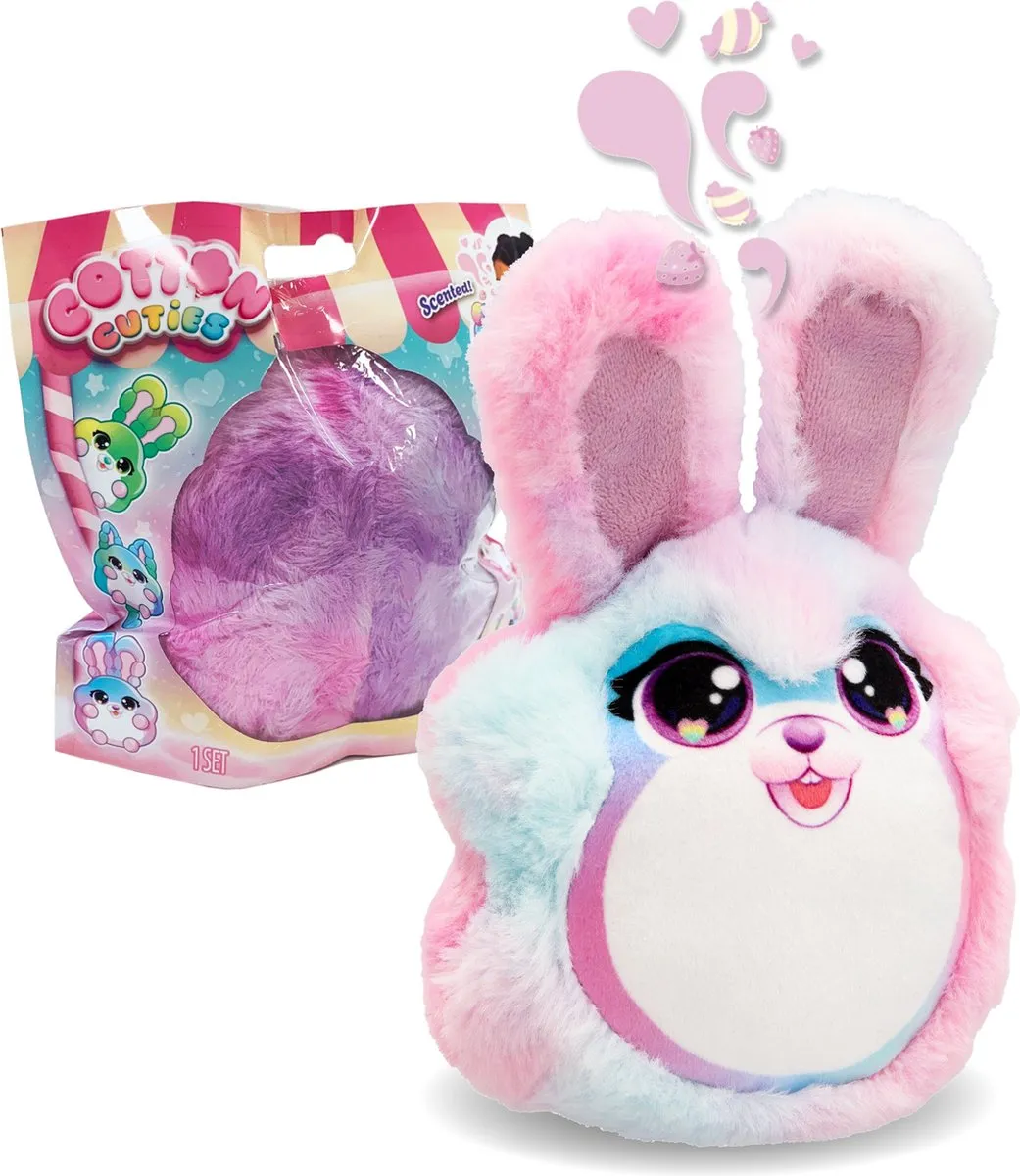 Imc Toys Cotton Cuties Mini Geurende Suikerspin Knuffel 12cm