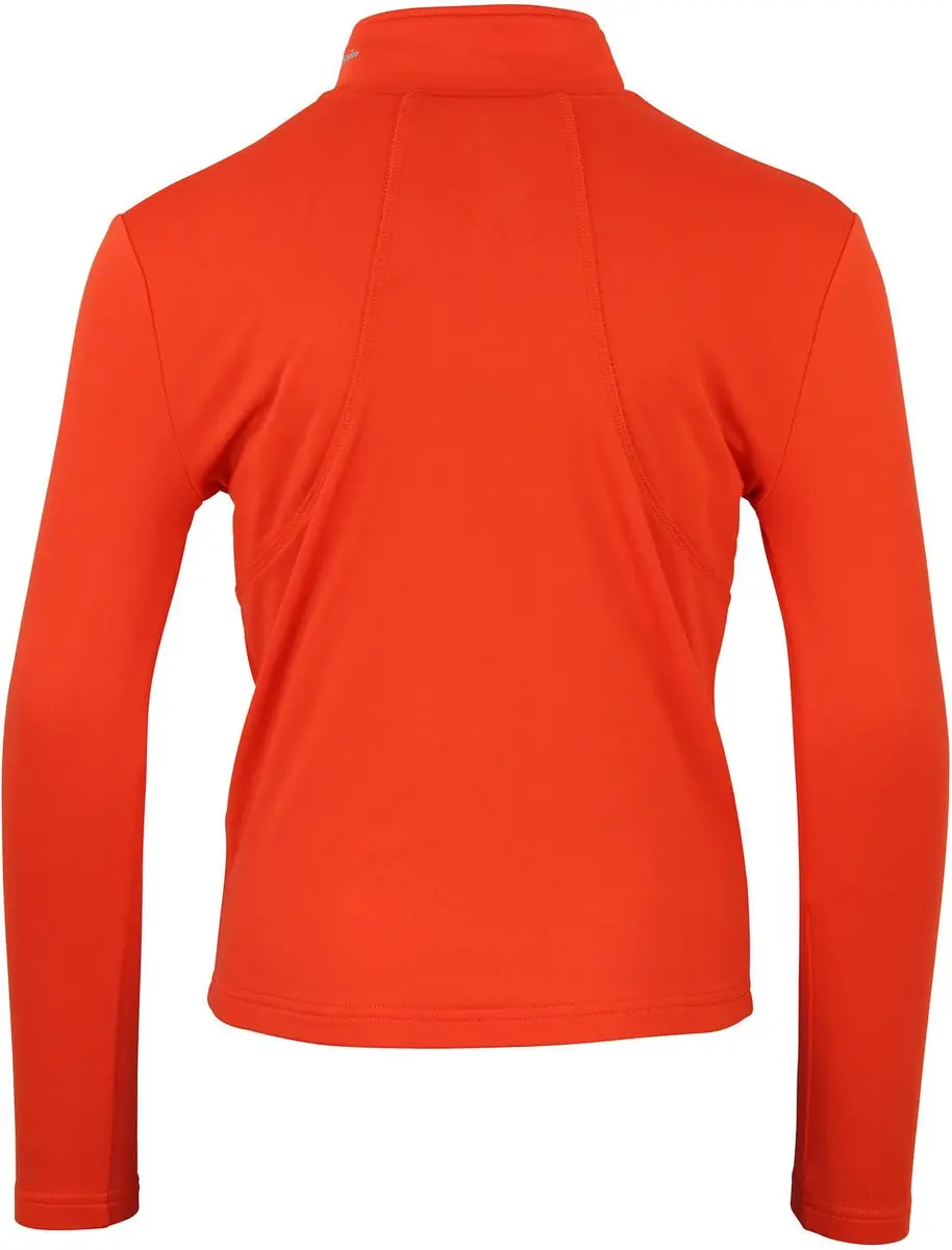 Peak Mountain Ecanevi T-shirt 1e Huid met Rits - Oranje - afbeelding 3 van 4