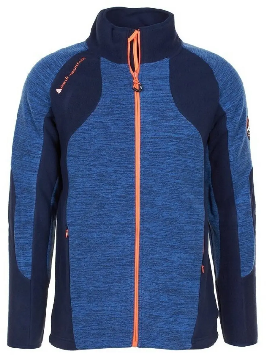 Peak Mountain Cecut Fleecejack - Marine - afbeelding 2 van 6