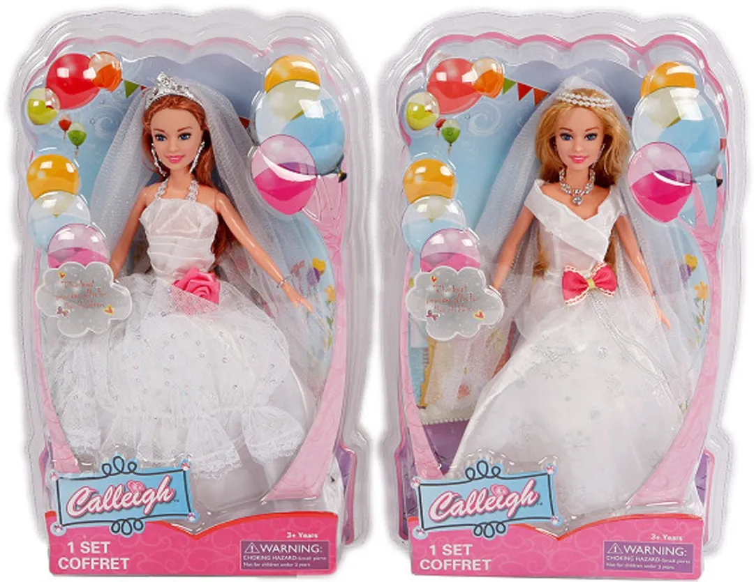 Toys Amsterdam Calleigh Bruidpop 29cm Wit