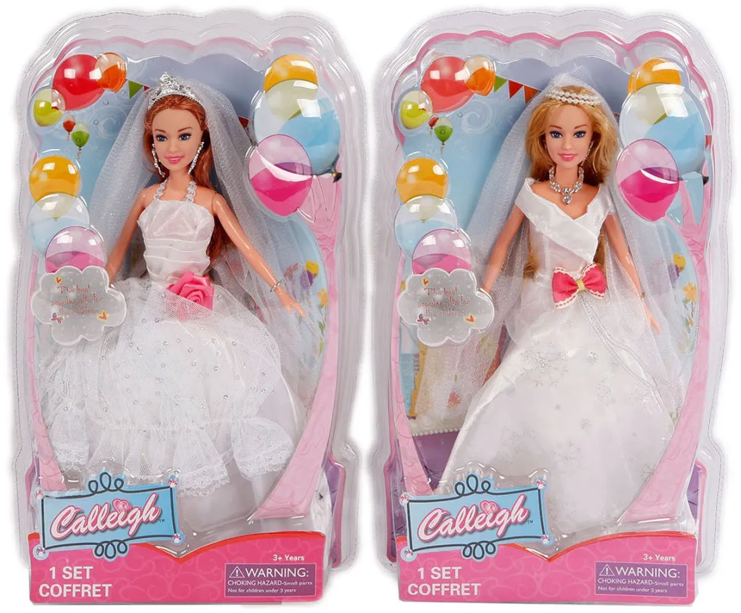Toys Amsterdam Calleigh Bruidpop 29cm Wit