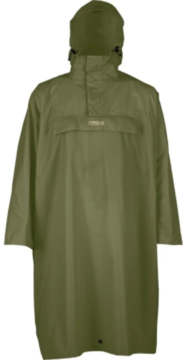 Pro-X Elements Arosa Poncho - 10000mm - Kaki Groen - afbeelding 5 van 6
