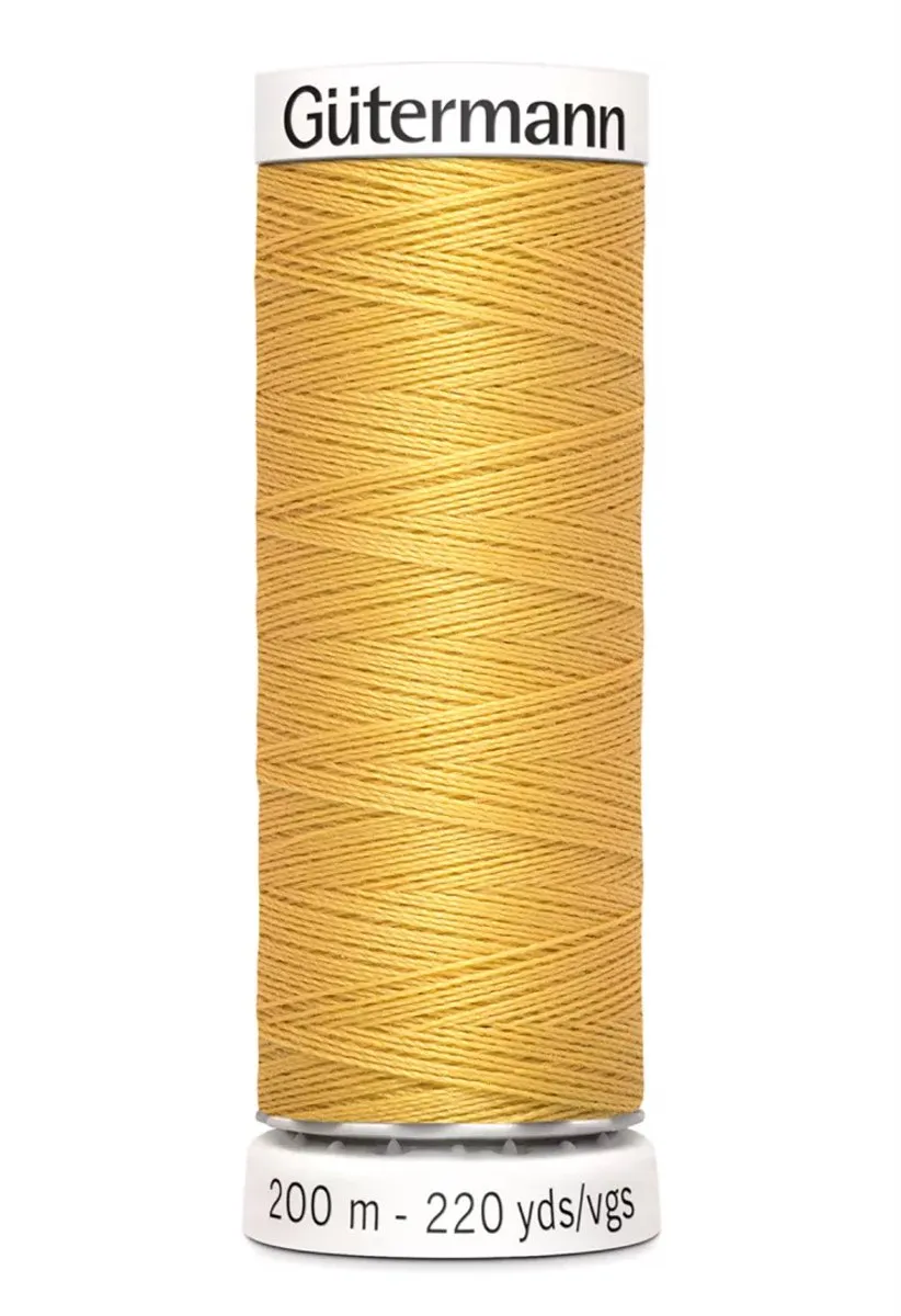 Gutermann Polyester Naaigaren 200m - Geel - afbeelding 6 van 6