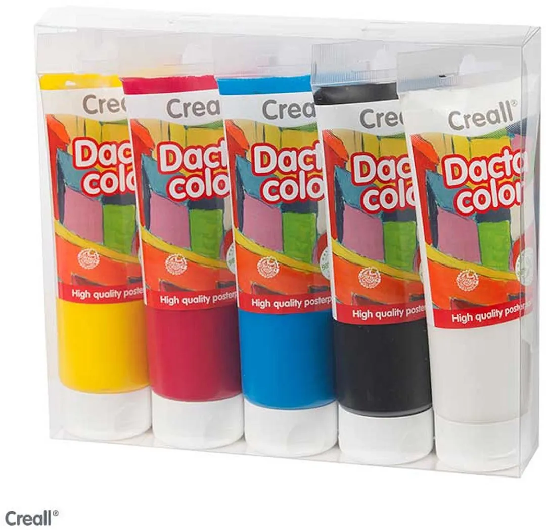 Creall Dacta Color Plakkaatverf - 5 Kleuren 250ml - afbeelding 6 van 6