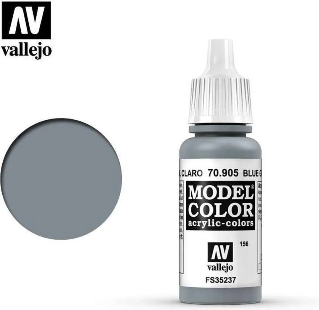 Vallejo Model Color Blue Grey Pale Acrylverf 17ml