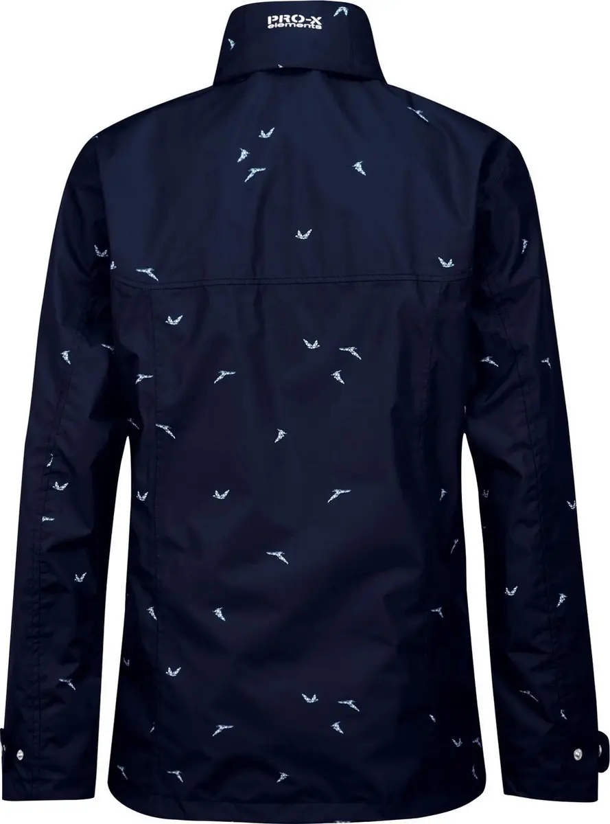 Pro-X Elements Nora Kinder Regenjas - Donkerblauw - 164 - afbeelding 3 van 3
