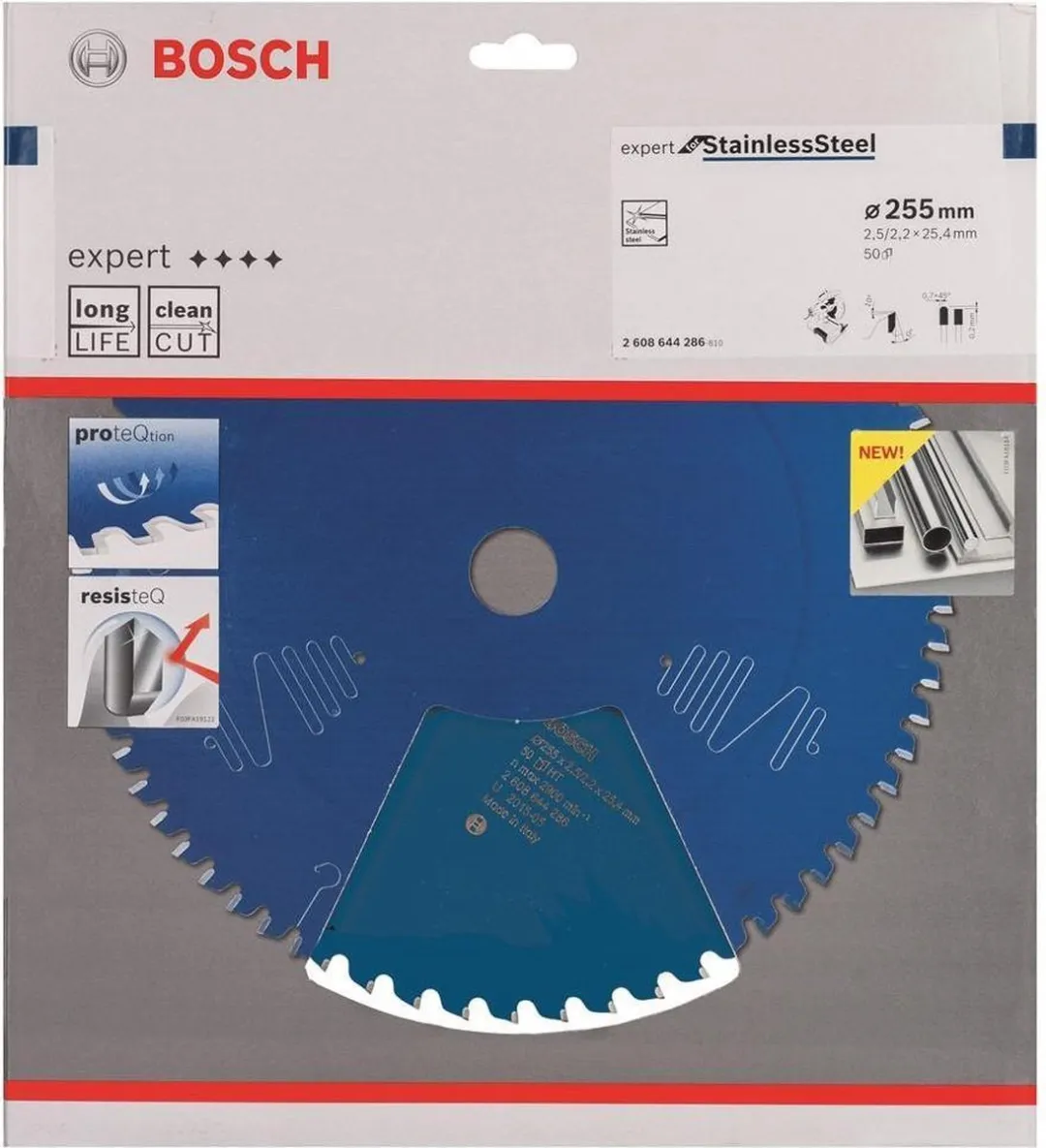 Bosch Cirkelzb Expert StainlessSteel Zaagblad 255mm