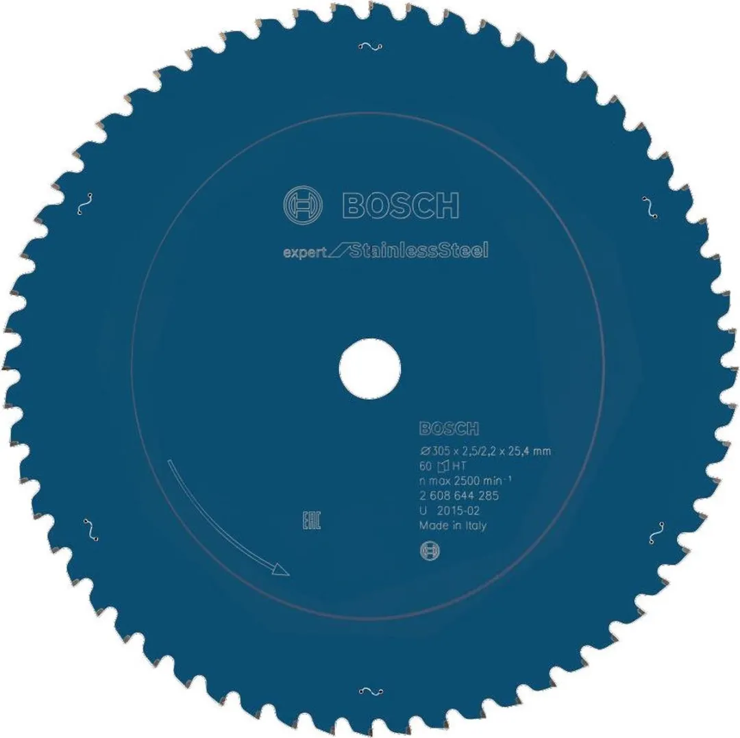 Bosch Cirkelzb Expert StainlessSteel Zaagblad 255mm - 50 Tanden