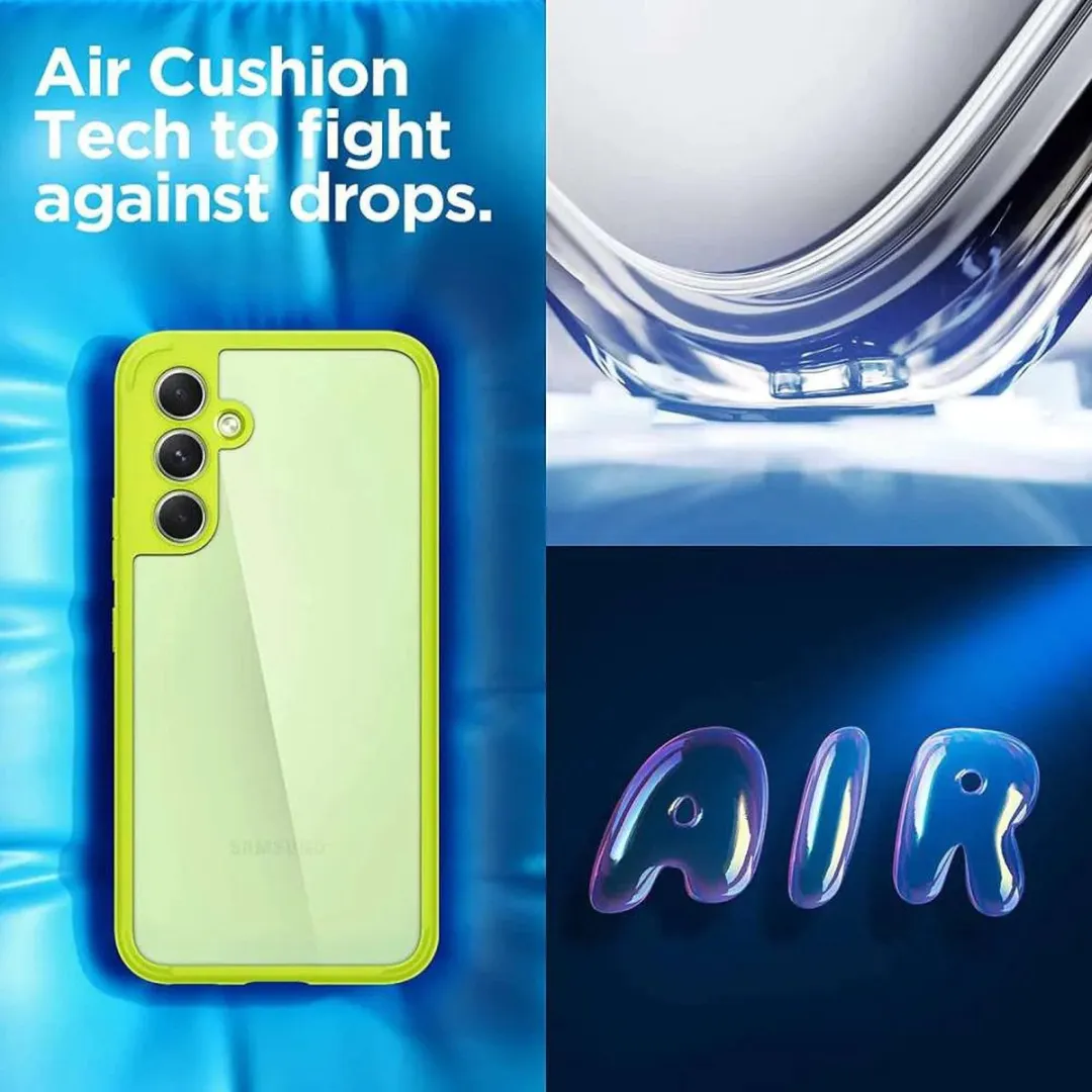Spigen Ultra Hybrid Hoesje ACS06099 - Groen/Transparant - afbeelding 5 van 6