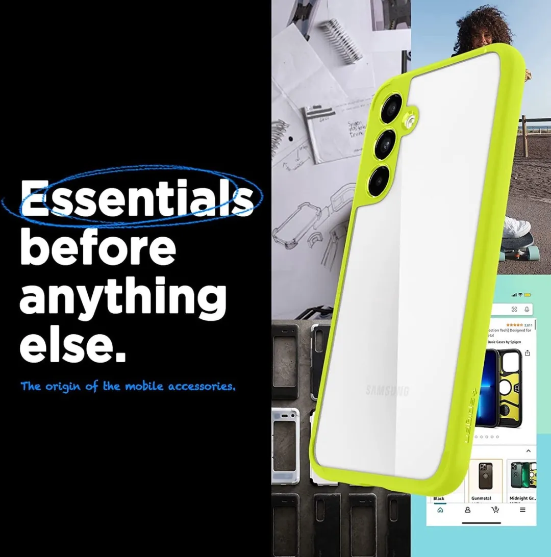 Spigen Ultra Hybrid Hoesje ACS06099 - Groen/Transparant - afbeelding 3 van 6