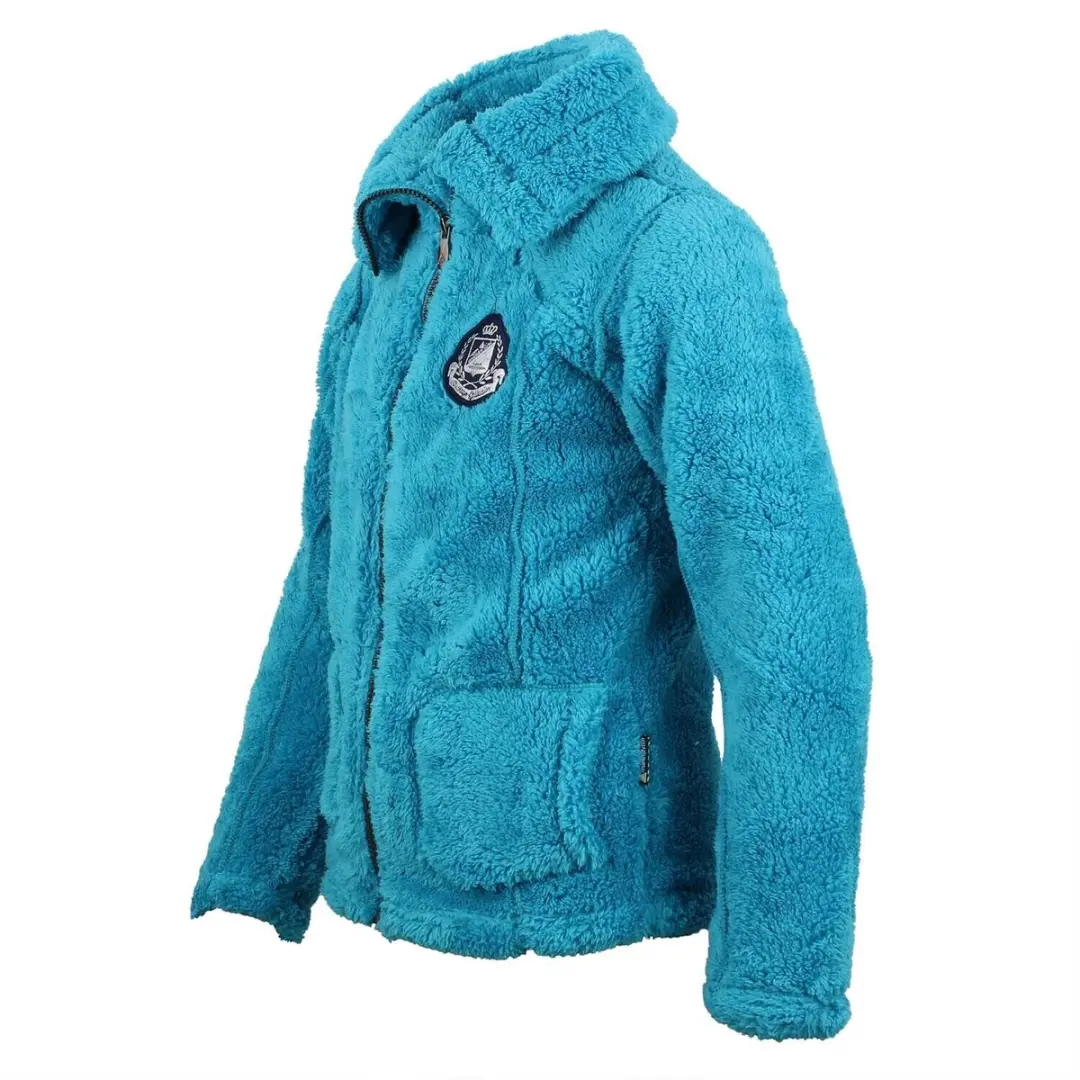 Peak Mountain Gasana Fleece Meisjes - Turquoise - afbeelding 3 van 4