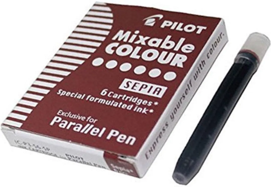 Pilot Parallel Pen Sepia Cartridges 1ml