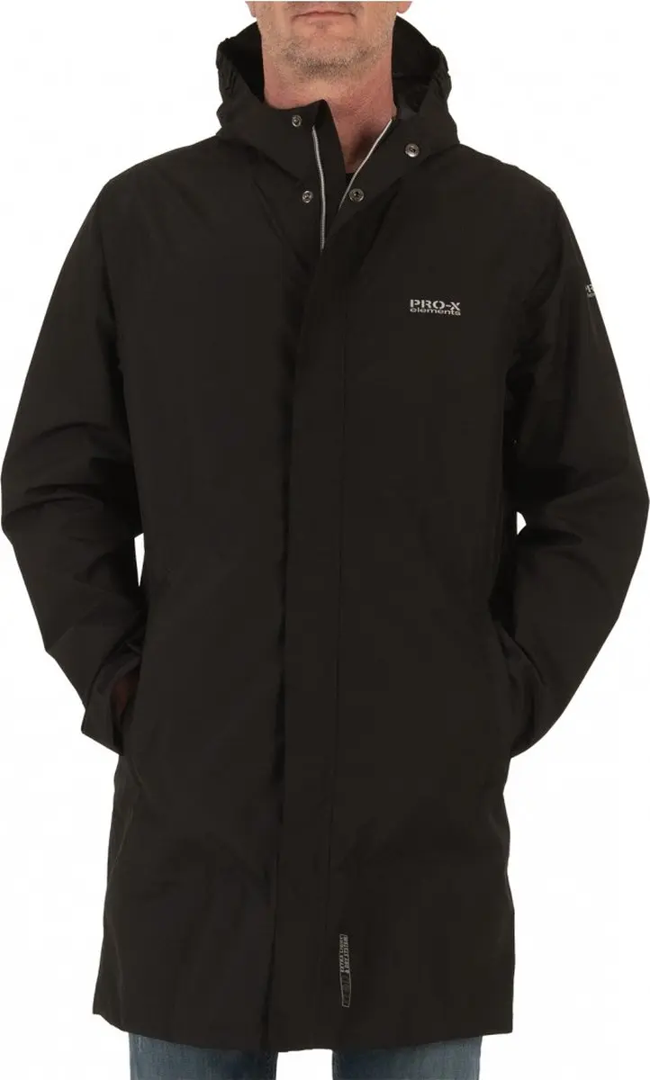 Pro-X Elements Trench Regenjas Heren - Zwart - XXL - afbeelding 4 van 6