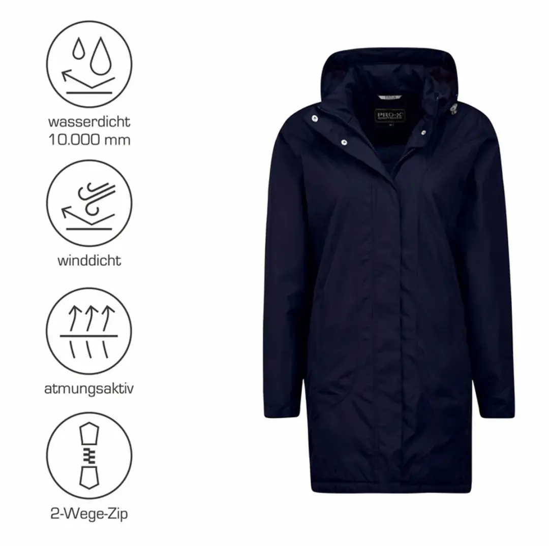 Pro-X Elements - Overgangsregenjas voor dames - Cindy - Marineblauw - maat 48 - afbeelding 4 van 6
