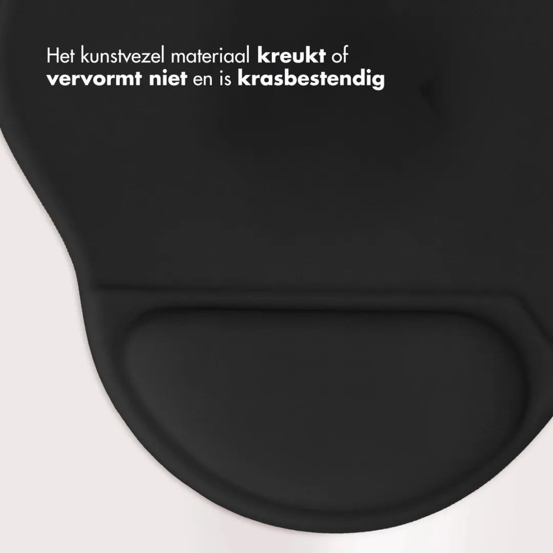 Imoshion Ergonomische Muismat SH00064773 - 30x25cm - Zwart