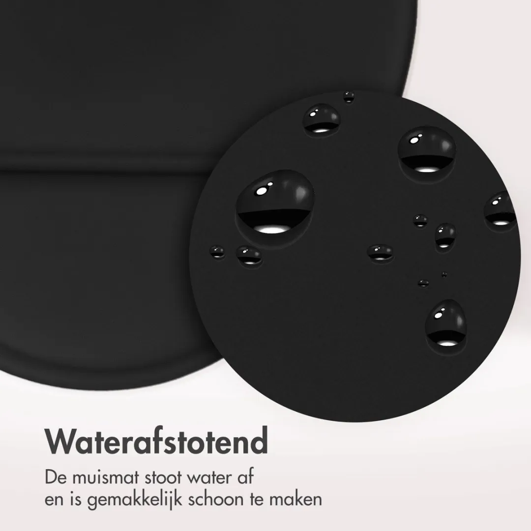 Imoshion Ergonomische Muismat SH00064773 - 30x25cm - Zwart