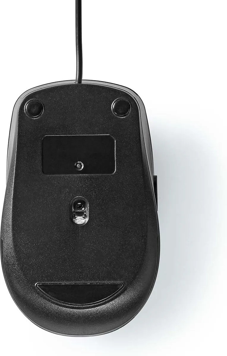 Nedis MSWD110BK Muis - Bedraad - 3600 DPI - 6 Knoppen - Zwart