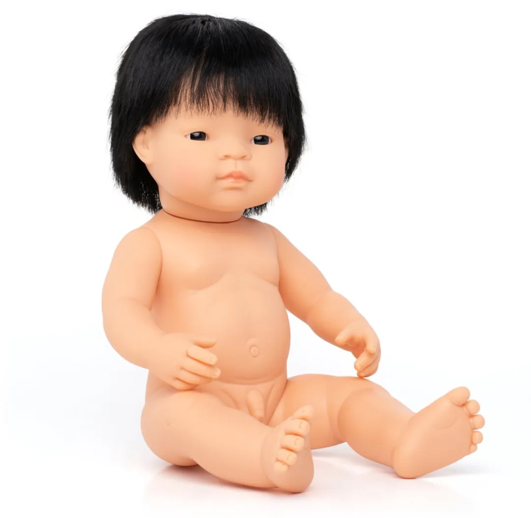 Miniland Pop Aziatische Jongen 38cm - Educatief Speelgoed - Multicolor
