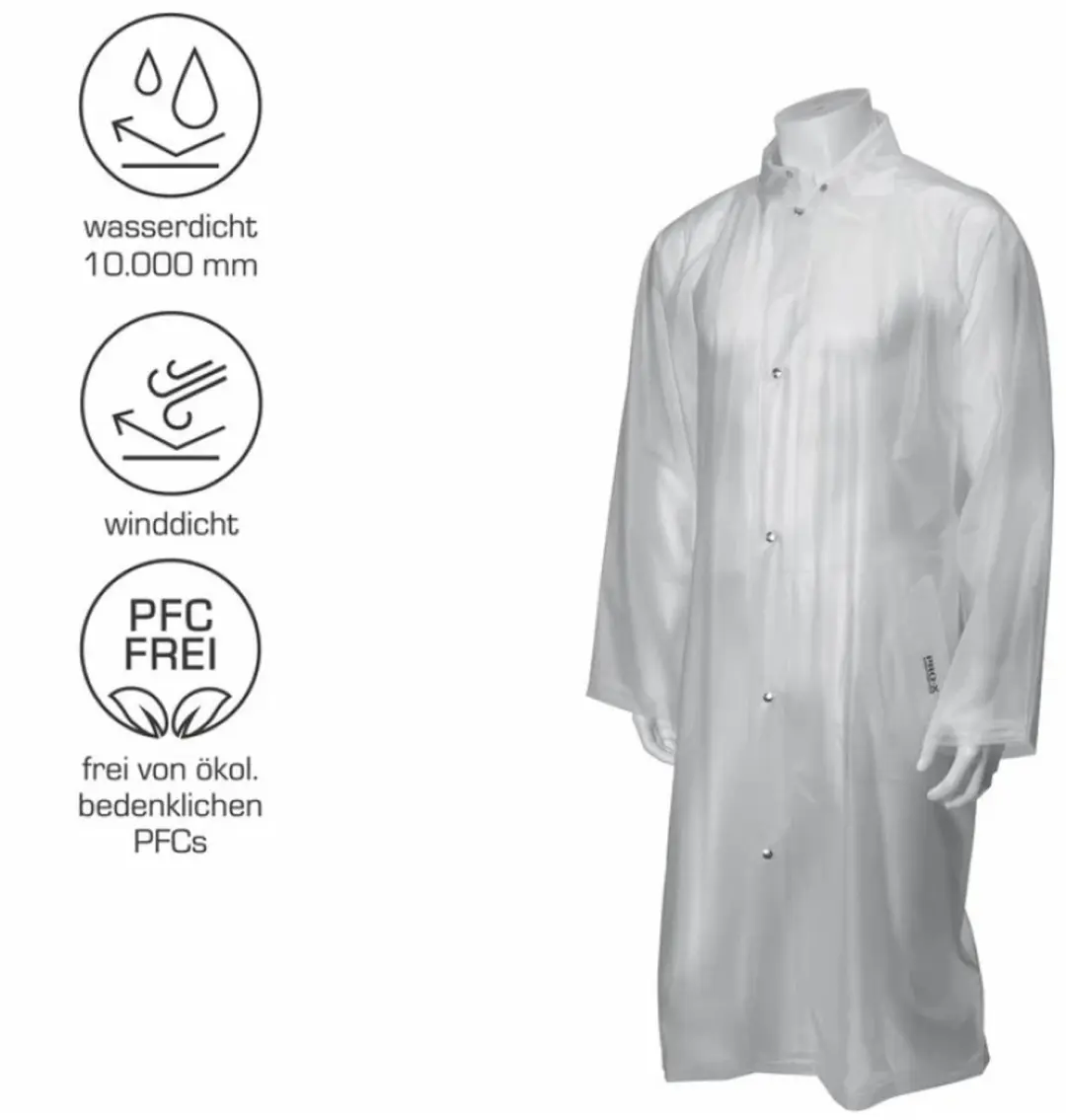 Pro-X Elements Fred Regenmantel Heren Transparant - M - afbeelding 2 van 4
