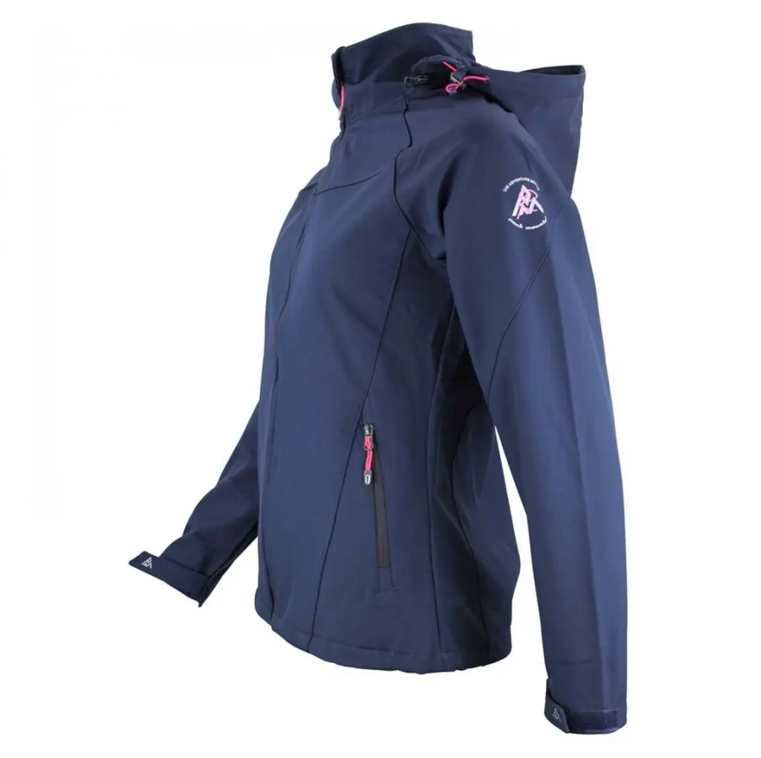 Peak Mountain Acelsior Dames Softshell Jas - Marine - afbeelding 3 van 3