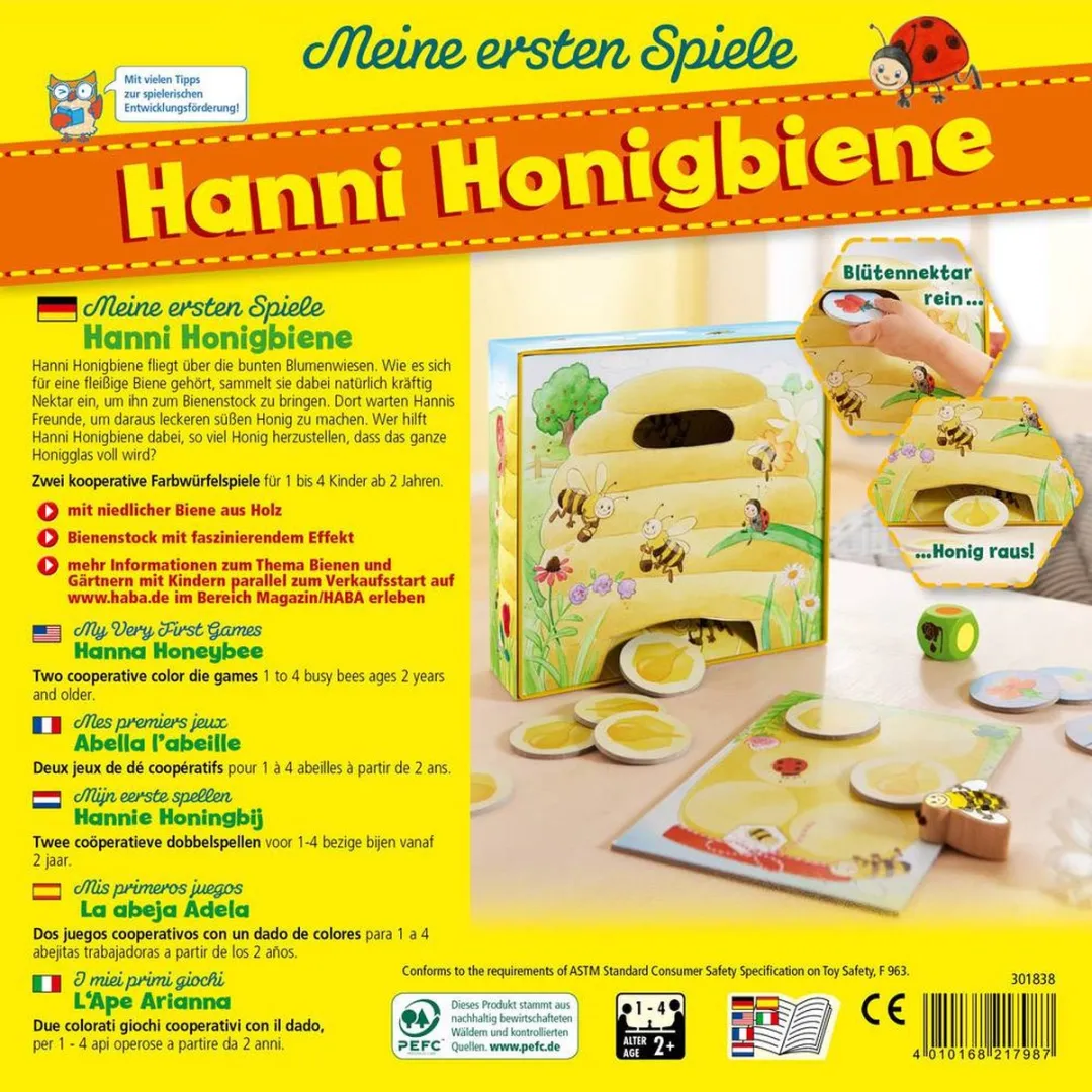 Haba Hanni Honigbiene Kinderspel - 5 Spelers