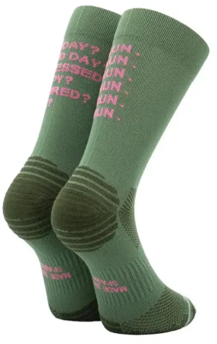 Sporcks Just Run Hardloopsokken - Kaki - 2 Stuks - afbeelding 5 van 5