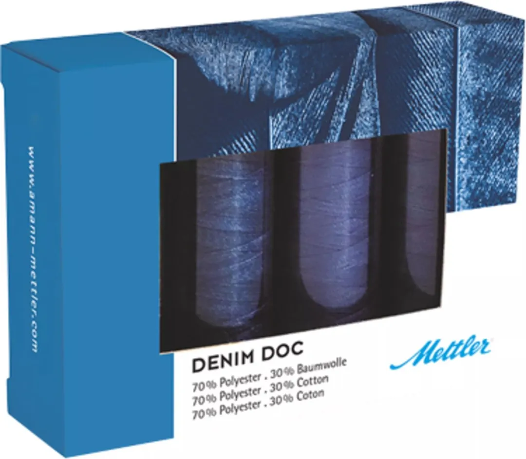 Amann Mettler Denim Doc 4 - 4 Stuks