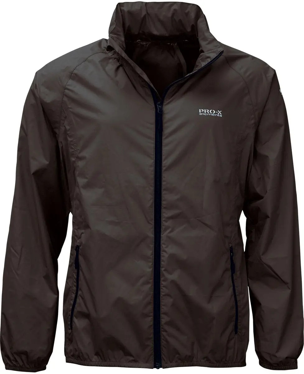 Pro-X Elements - Opbergbare regenjas voor heren - PACKable - Antraciet - maat XL