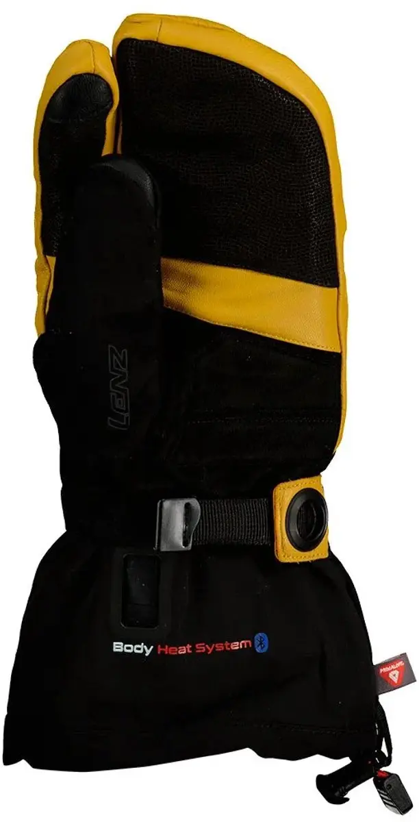 Lenz Heat 8.0 Finger Cap Handschoenen Geel,Zwart S - afbeelding 2 van 2
