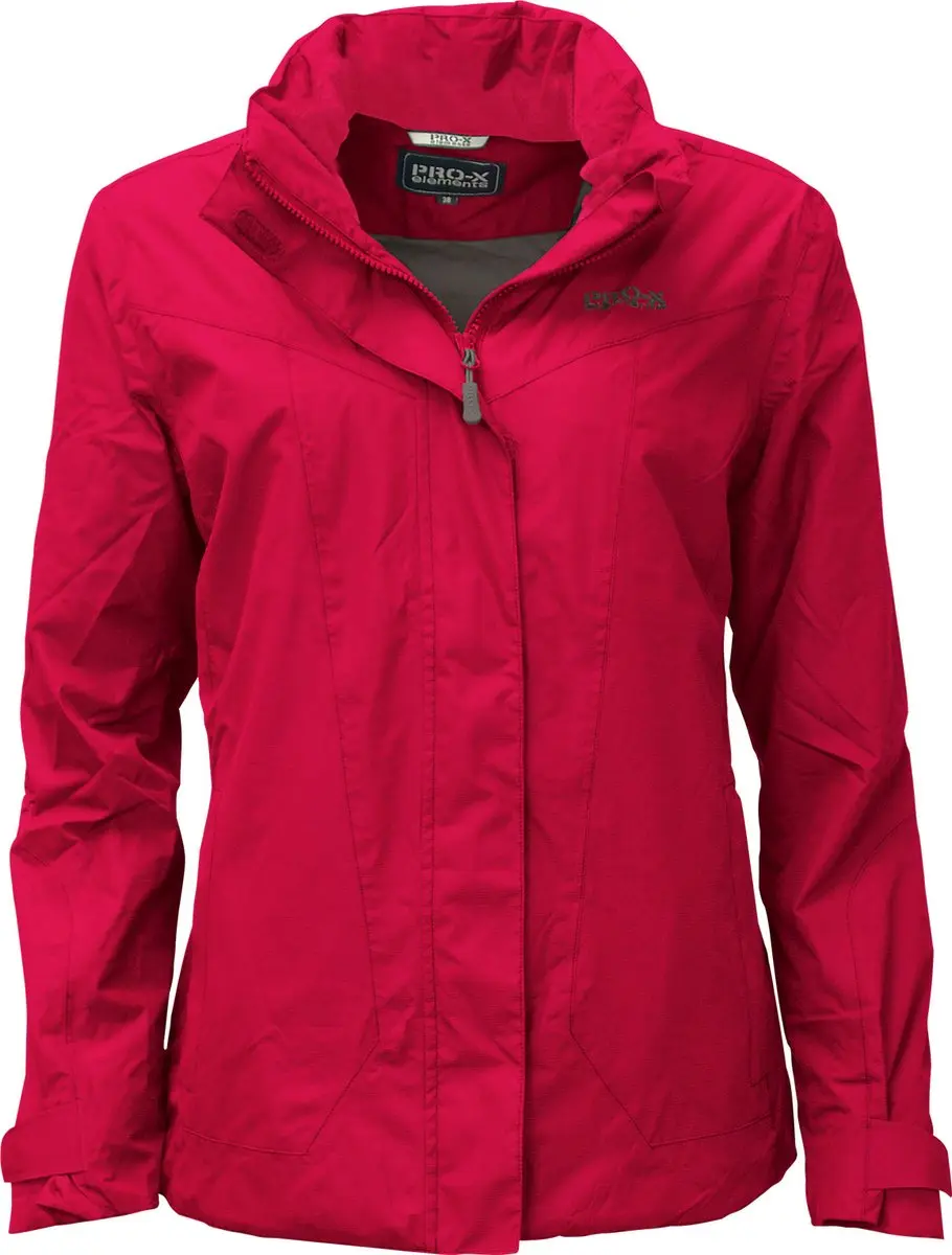 Pro-x Elements Outdoorjas Cindy Dames Polyester Rood Maat 38