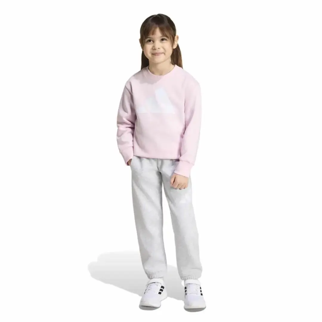 Adidas Essentials Joggers Set Wit,Roze 6-7 Years Kinderen