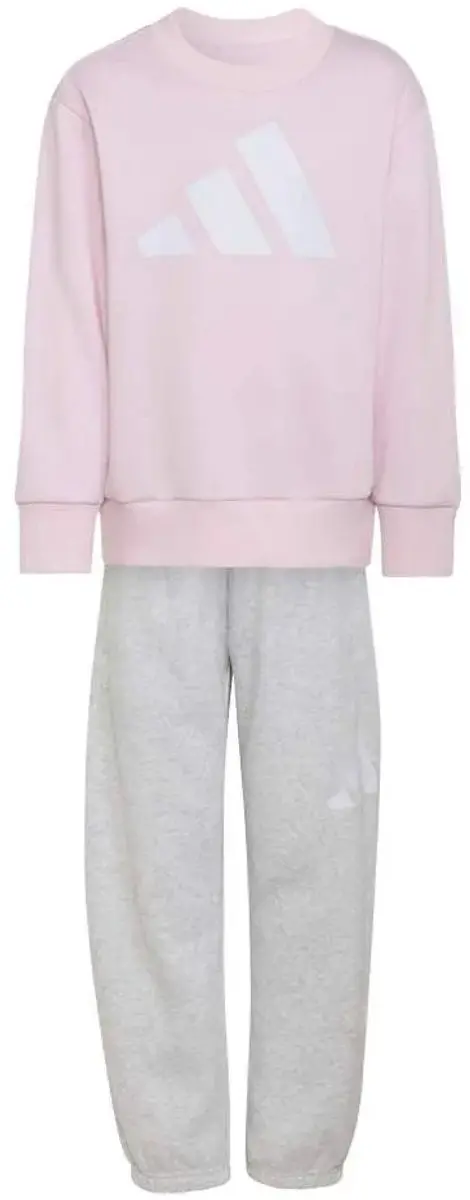adidas Essentials Kinder Joggingset - Wit/Roze - afbeelding 3 van 4