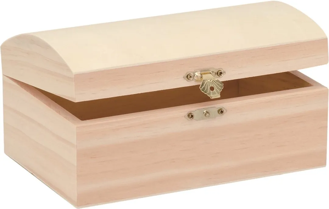 Glorex Hobby Houten Schatkistje 18x12x9cm