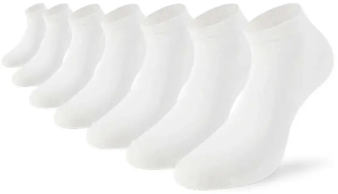Lenz Duos Sneaker Korte Sokken 7 Paren Wit EU 39-42