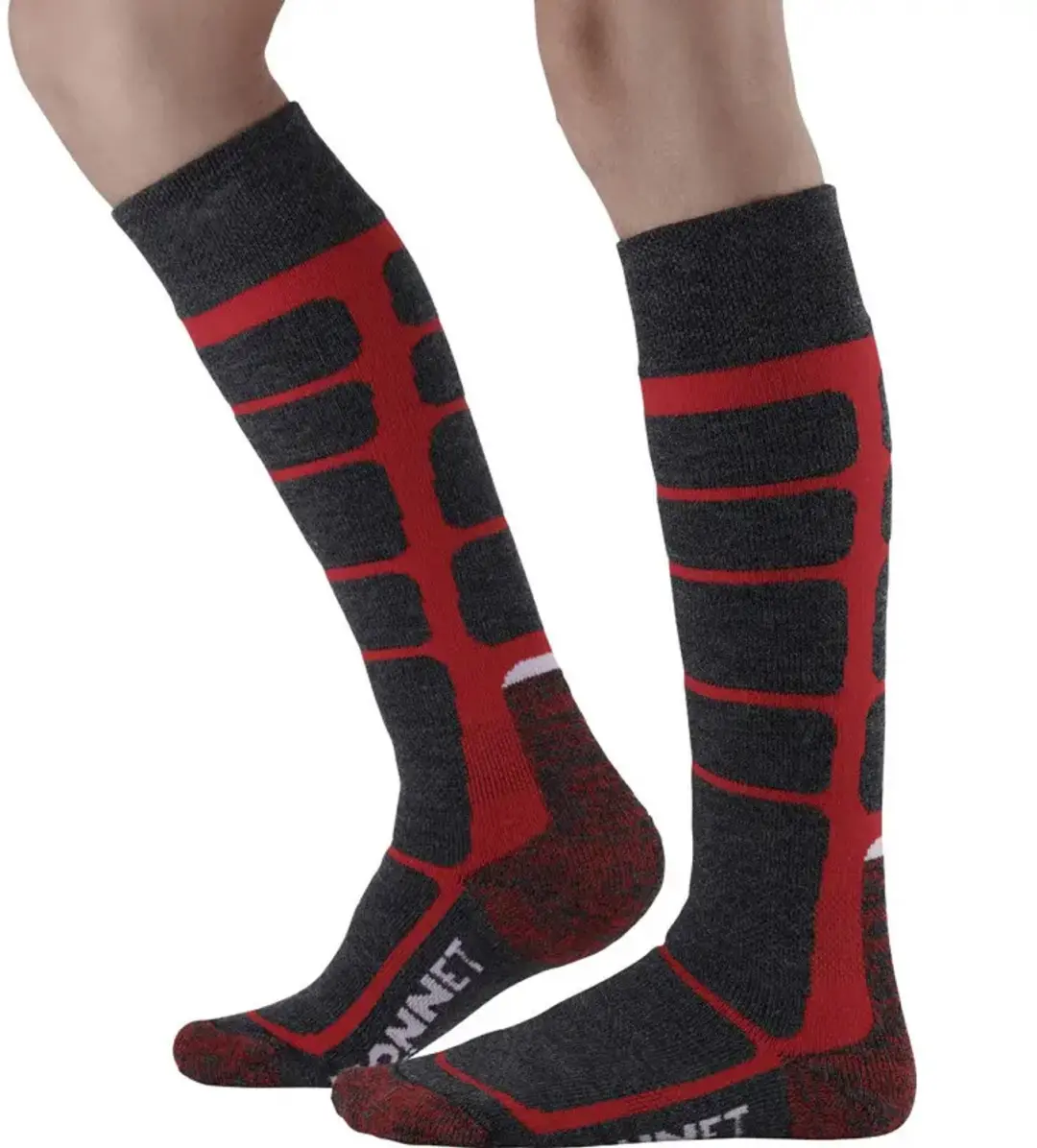 Monnet Wooly Kindersokken - Rood - afbeelding 2 van 3